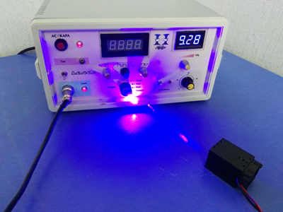 Halitor laser 440 nm 2.5 W mavi ışık verir